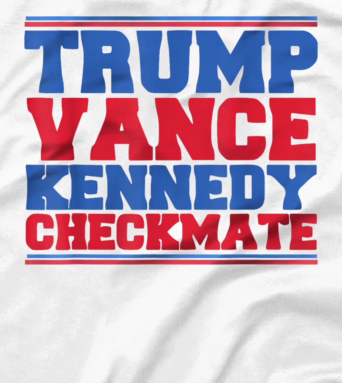 Trump Vance Kennedy Checkmate 2024 Election Flag T-Shirt