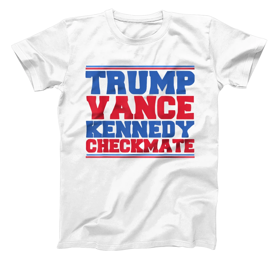 Trump Vance Kennedy Checkmate 2024 Election Flag T-Shirt