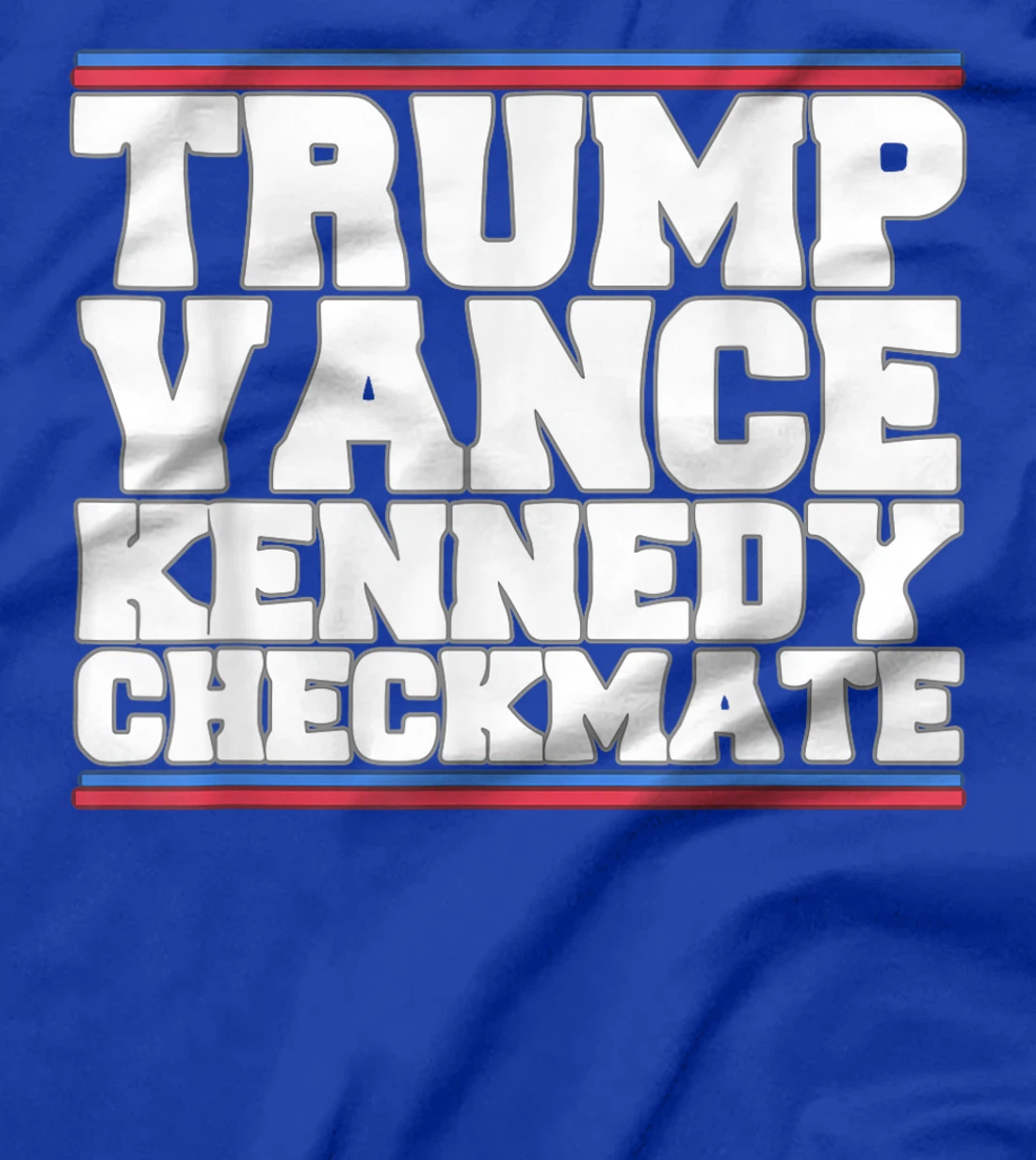 Trump Vance Kennedy Checkmate 2024 Election Flag T-Shirt