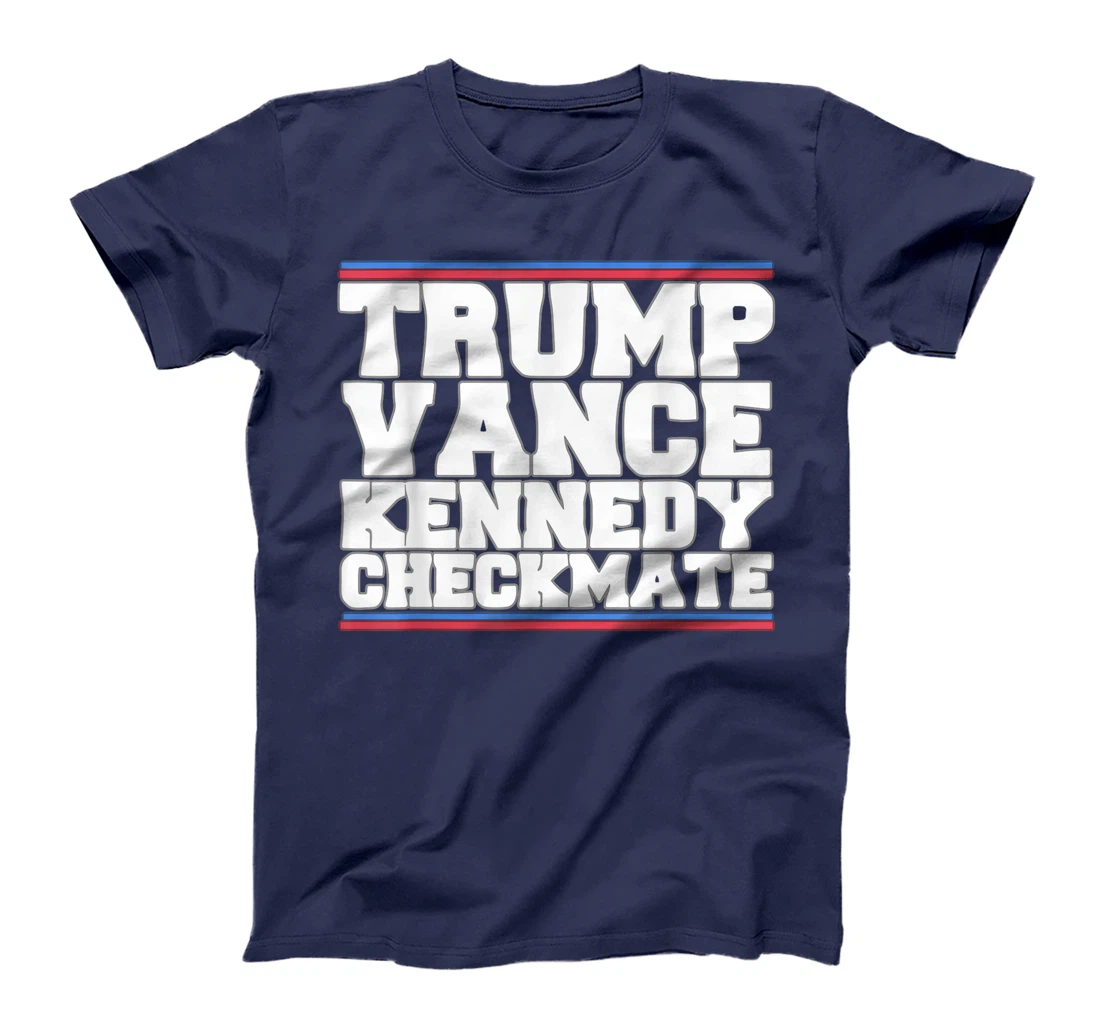 Trump Vance Kennedy Checkmate 2024 Election Flag T-Shirt