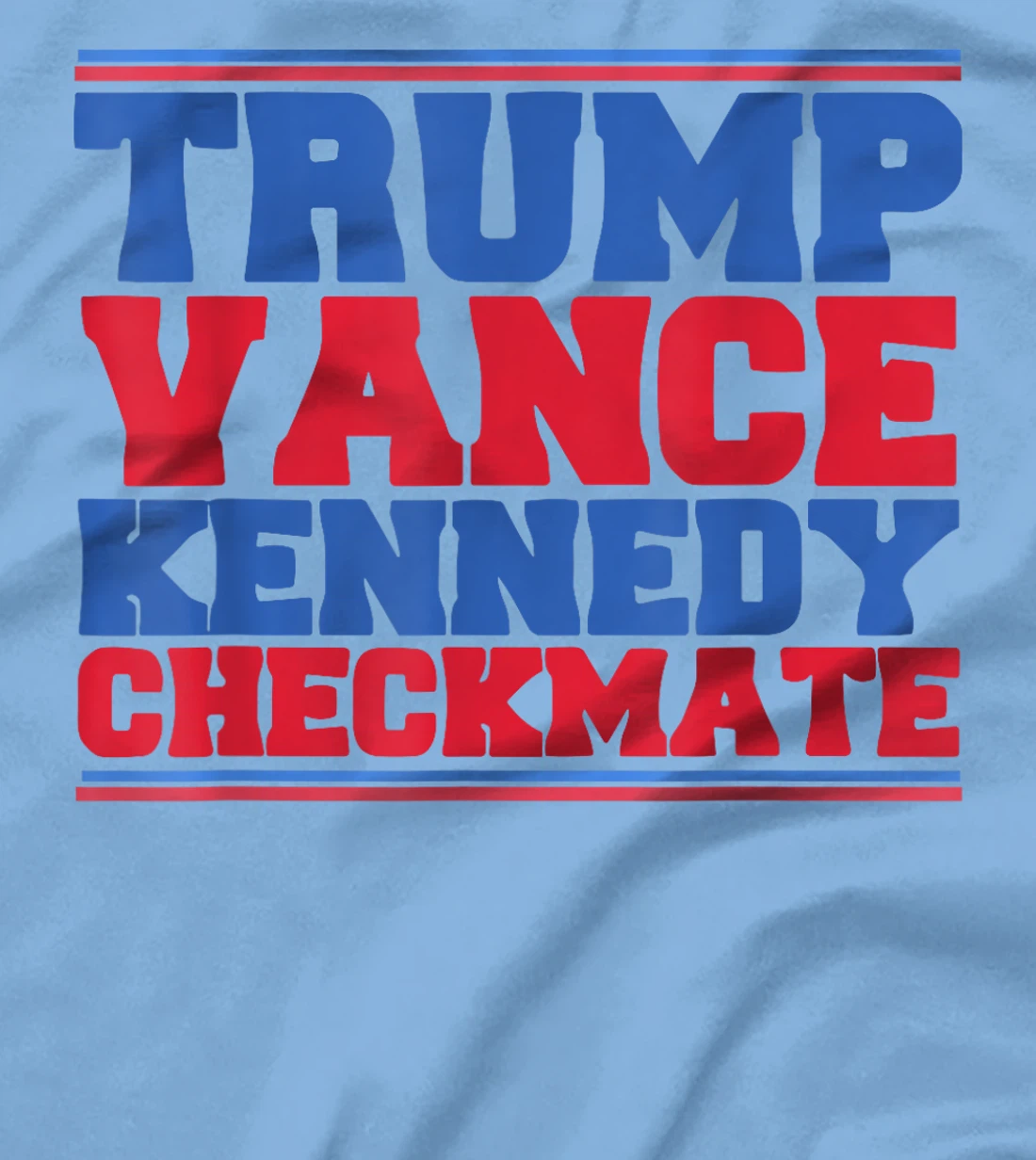 Trump Vance Kennedy Checkmate 2024 Election Flag T-Shirt