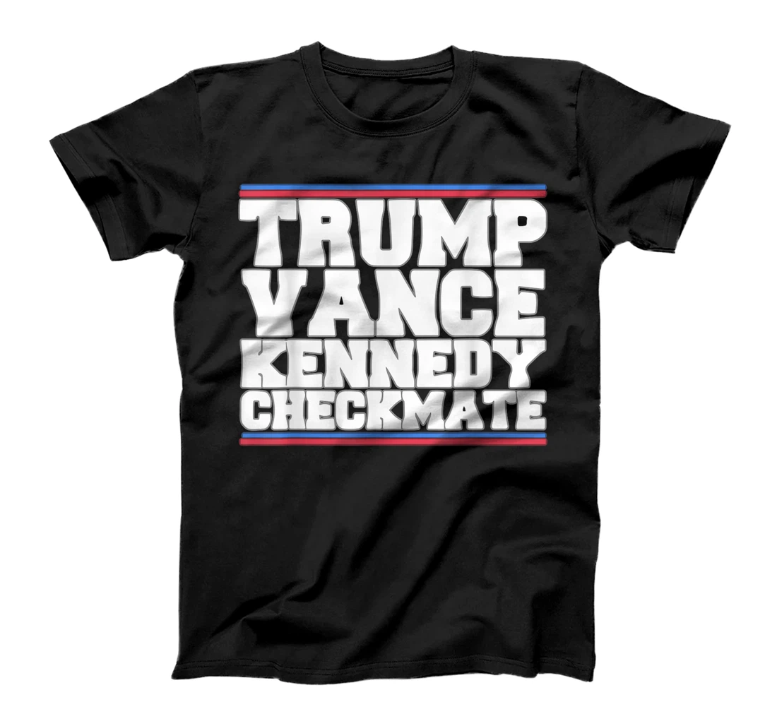 Trump Vance Kennedy Checkmate 2024 Election Flag T-Shirt