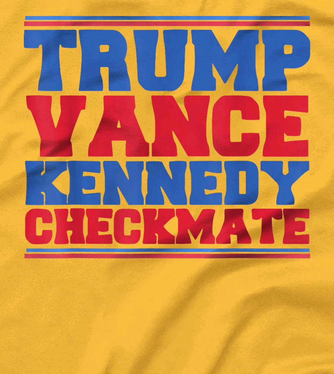 Trump Vance Kennedy Checkmate 2024 Election Flag T-Shirt