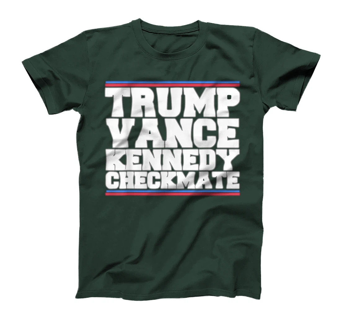 Trump Vance Kennedy Checkmate 2024 Election Flag T-Shirt