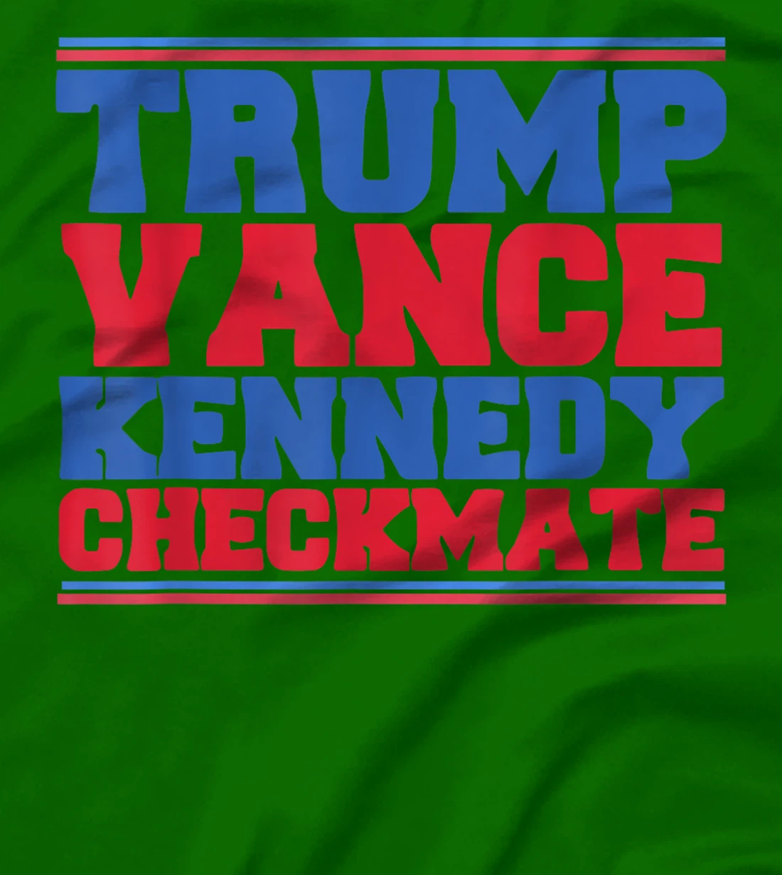 Trump Vance Kennedy Checkmate 2024 Election Flag T-Shirt