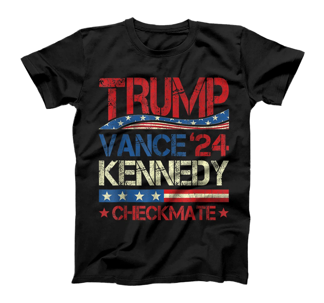 Trump Vance Kennedy Checkmate 2024 Election Republican Retro T-Shirt