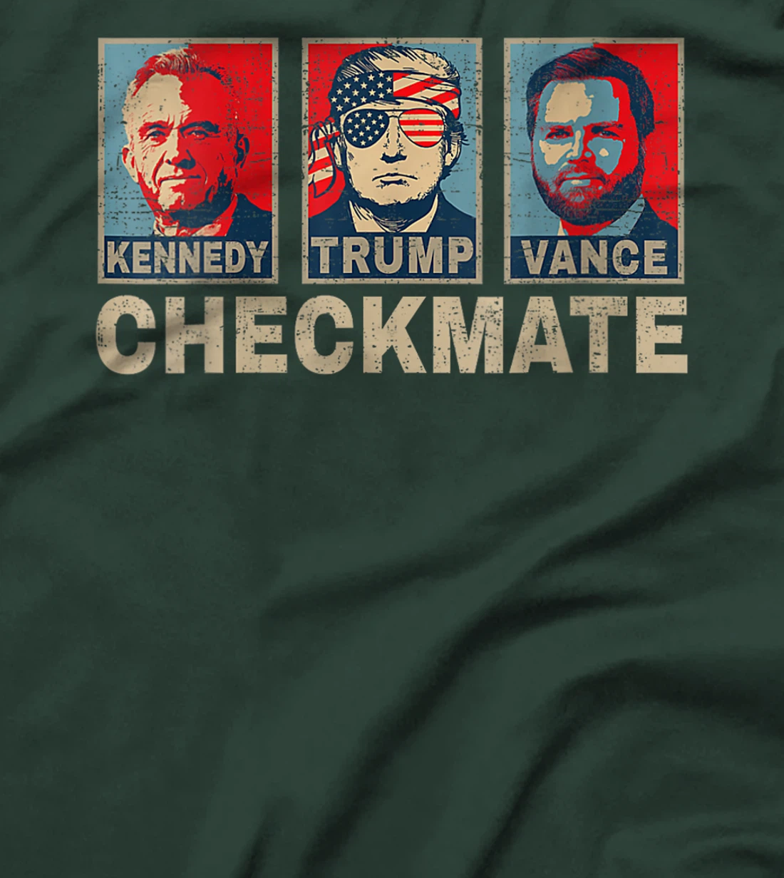 Womens Trump Vance Kennedy Checkmate Election Republican 2024 T-Shirt