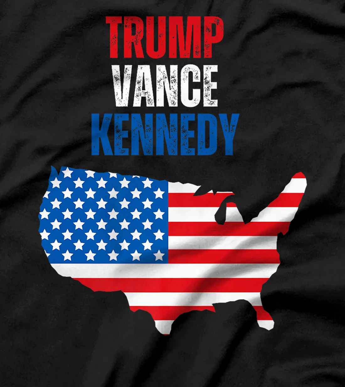 Trump Vance Kennedy Presidential Campaign Flag USA 2024 Premium T-Shirt