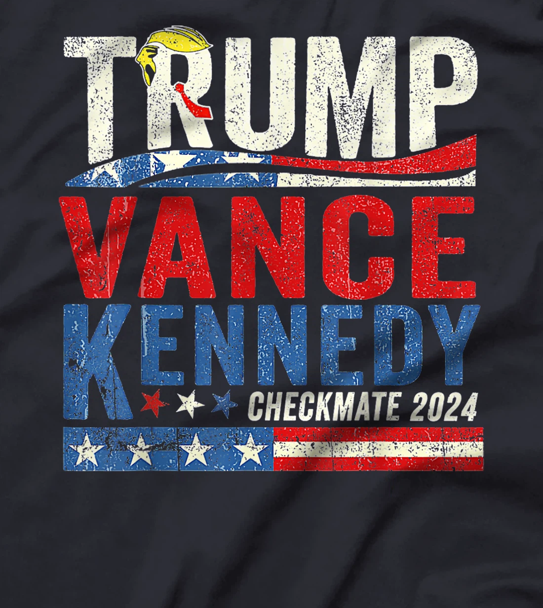 Trump Vance Kennedy Checkmate 2024 Election Republican T-Shirt