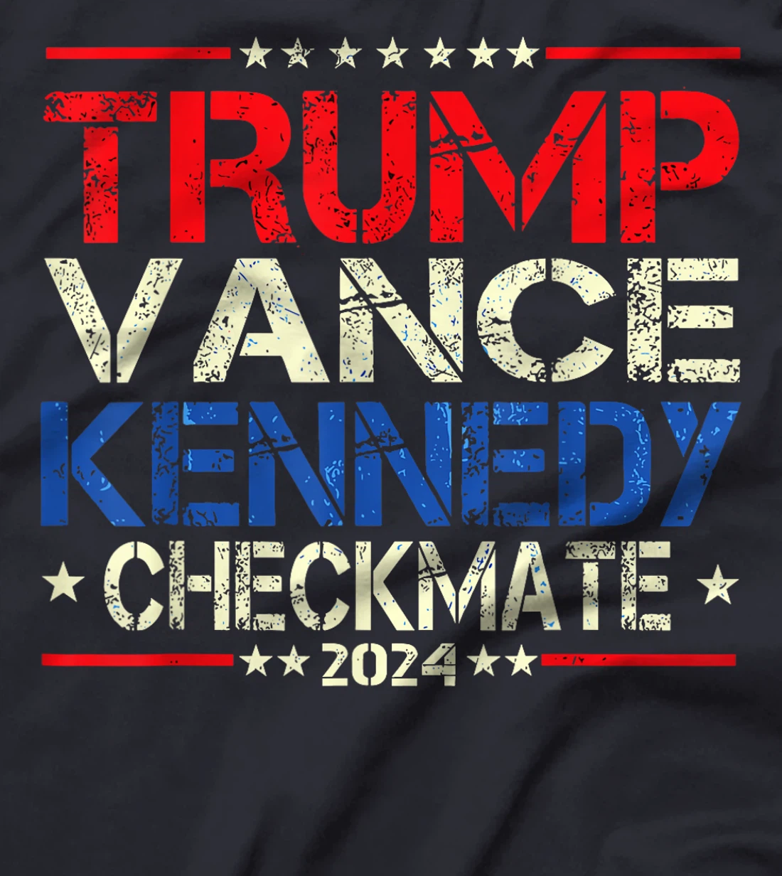 Trump Vance Kennedy Checkmate 2024 T-Shirt