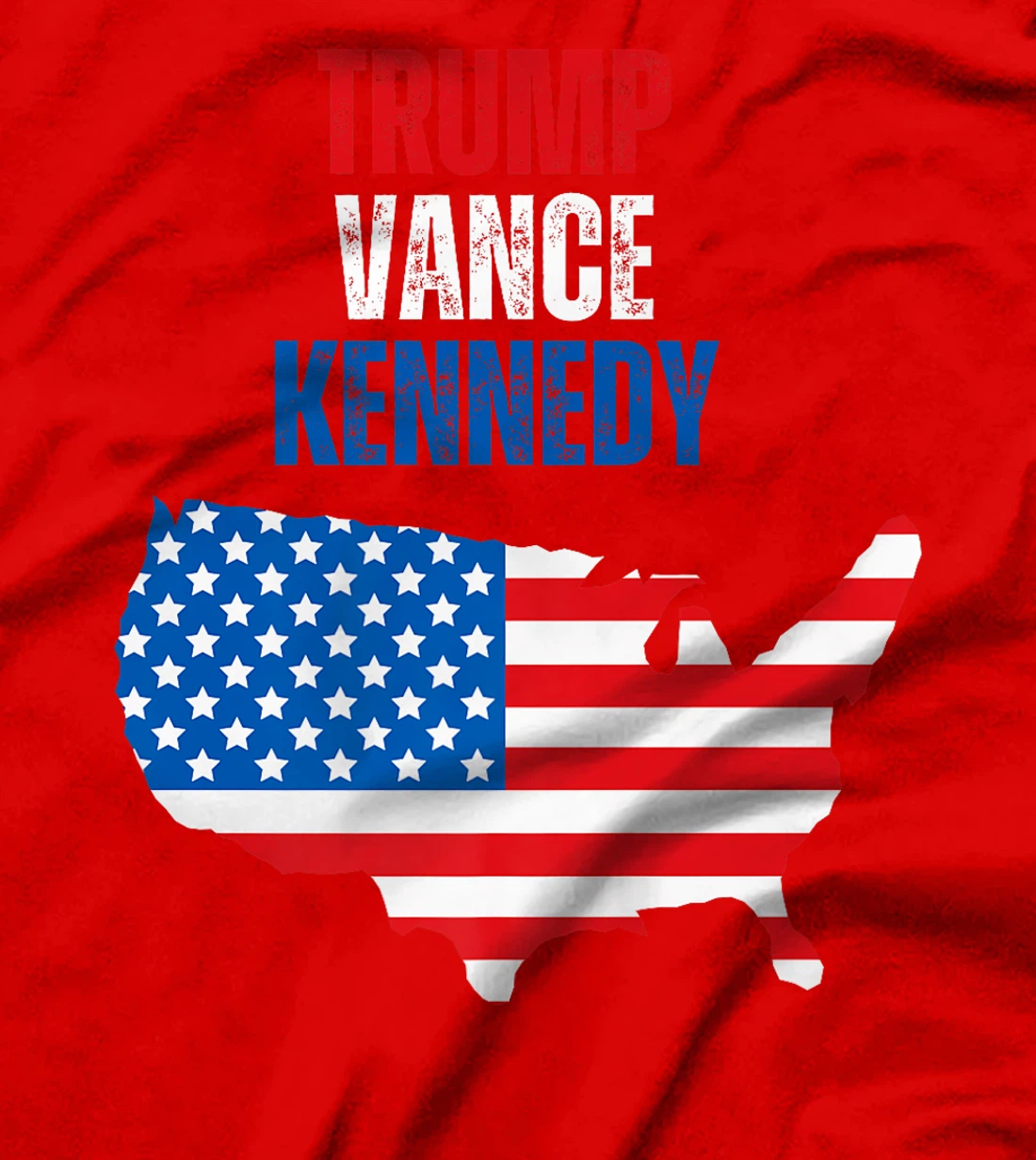 Trump Vance Kennedy Presidential Campaign Flag USA 2024 Premium T-Shirt