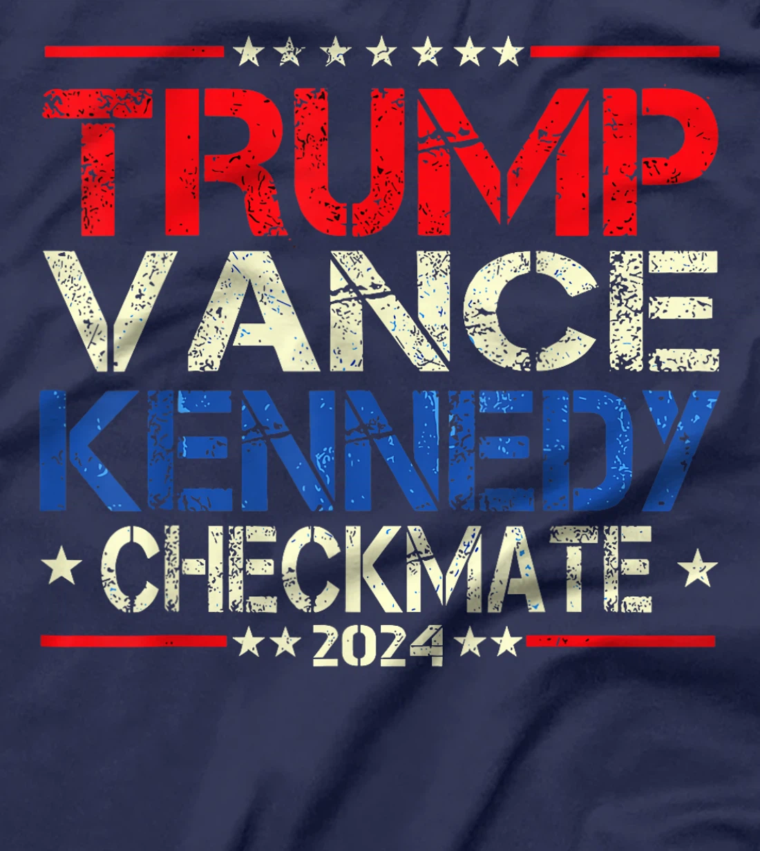Trump Vance Kennedy Checkmate 2024 T-Shirt