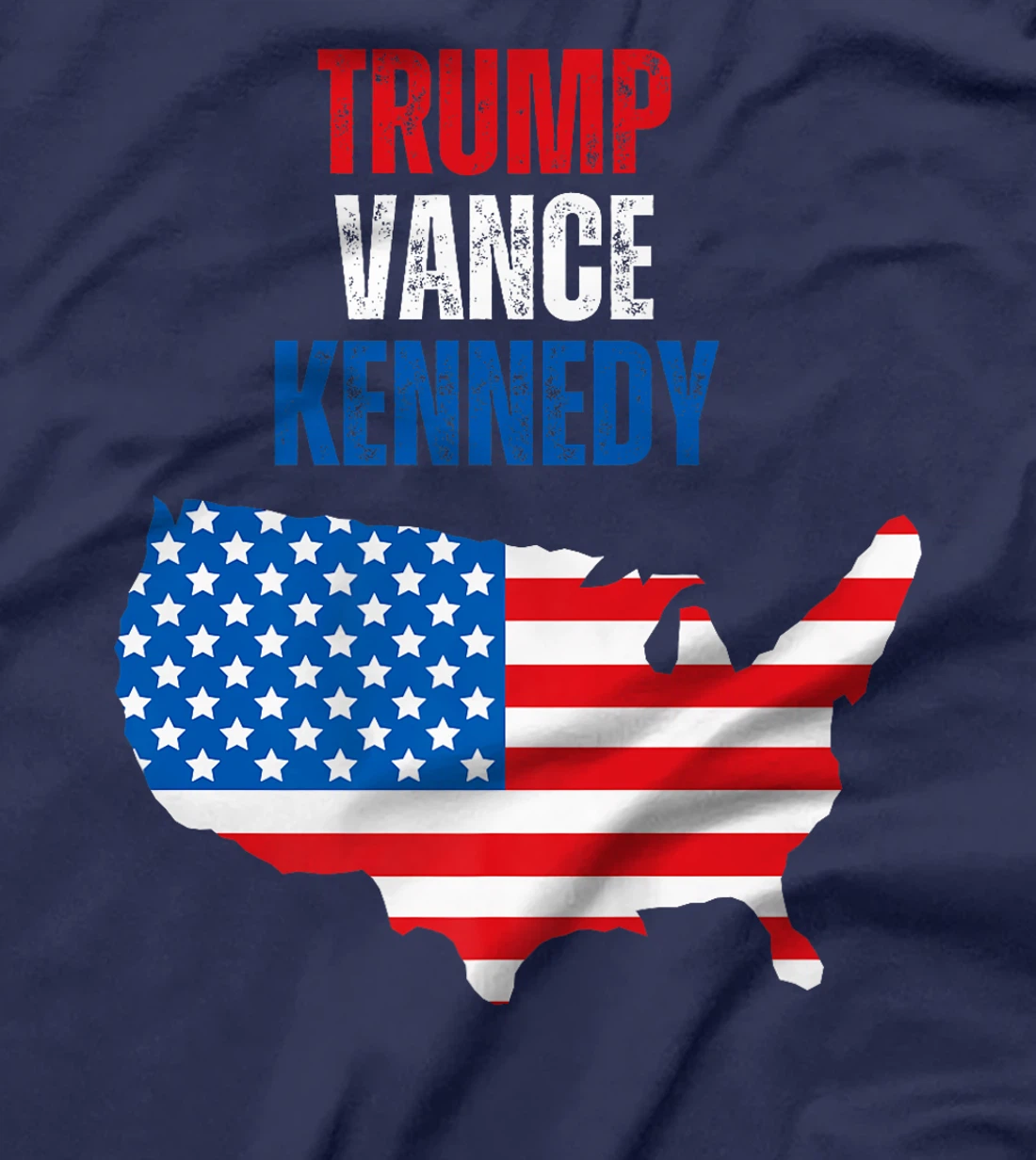 Trump Vance Kennedy Presidential Campaign Flag USA 2024 Premium T-Shirt