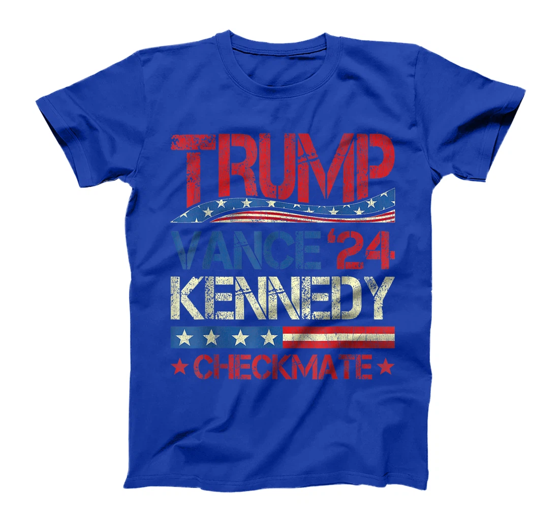 Trump Vance Kennedy Checkmate 2024 Election Republican Retro T-Shirt