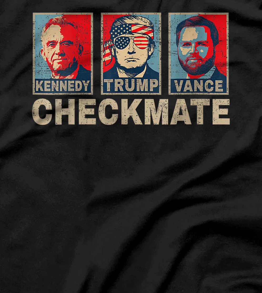 Womens Trump Vance Kennedy Checkmate Election Republican 2024 T-Shirt