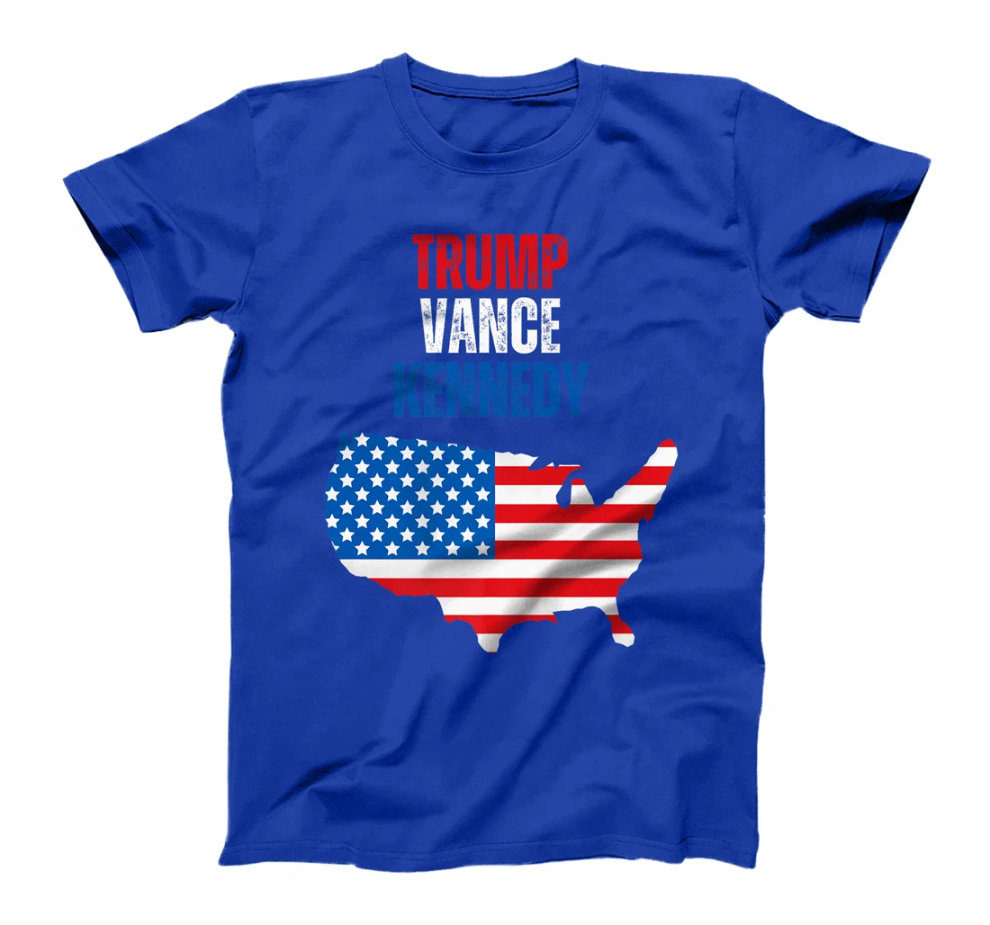 Trump Vance Kennedy Presidential Campaign Flag USA 2024 Premium T-Shirt