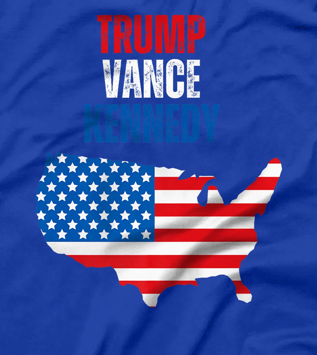 Trump Vance Kennedy Presidential Campaign Flag USA 2024 Premium T-Shirt