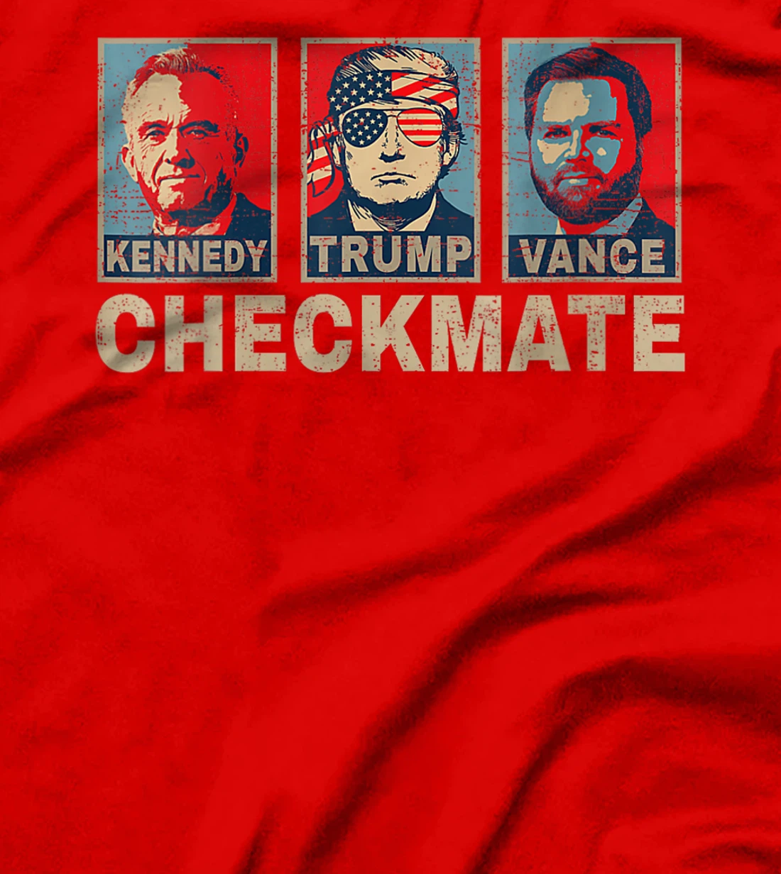 Womens Trump Vance Kennedy Checkmate Election Republican 2024 T-Shirt