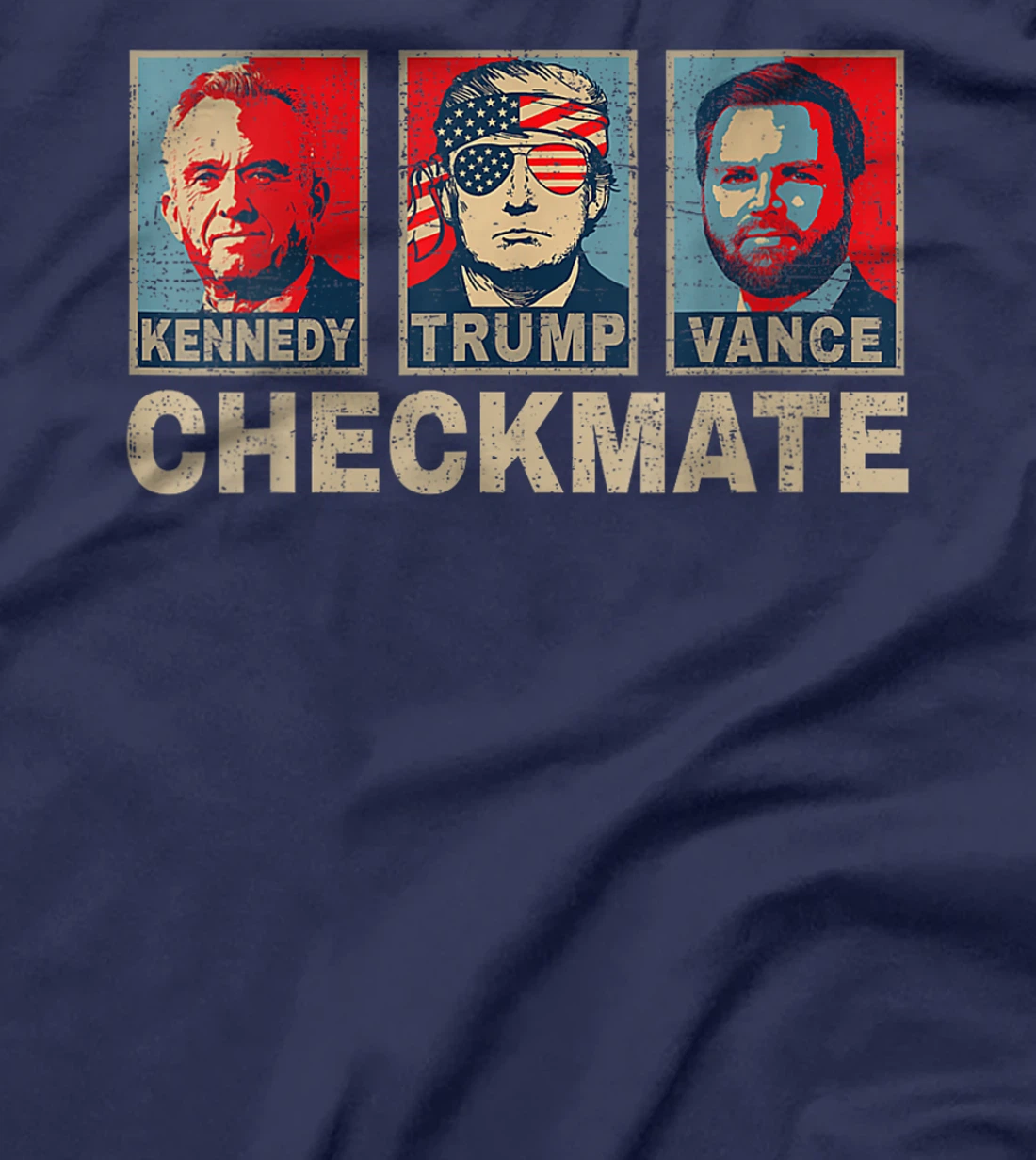 Womens Trump Vance Kennedy Checkmate Election Republican 2024 T-Shirt