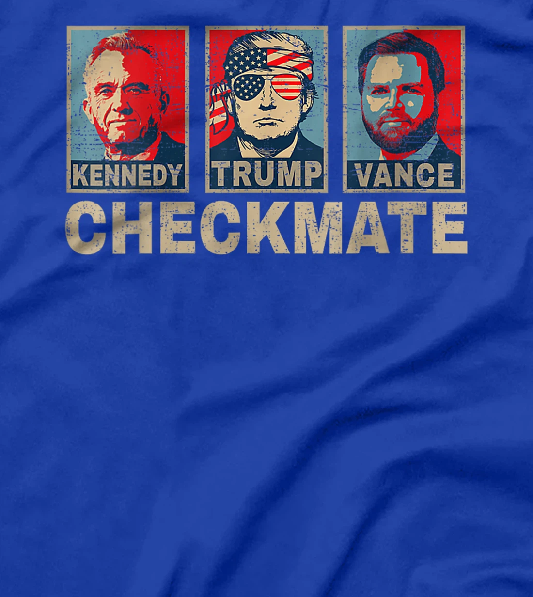Womens Trump Vance Kennedy Checkmate Election Republican 2024 T-Shirt
