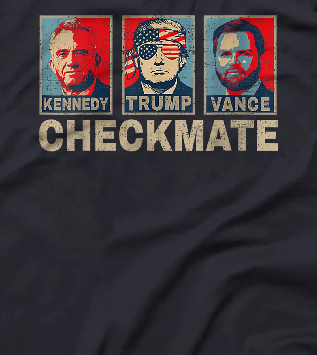 Womens Trump Vance Kennedy Checkmate Election Republican 2024 T-Shirt