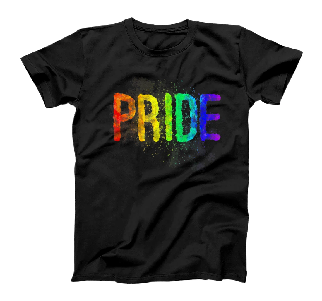 Unique Hand Drawn Rainbow Pride Design Apparel for Gay Pride T-Shirt