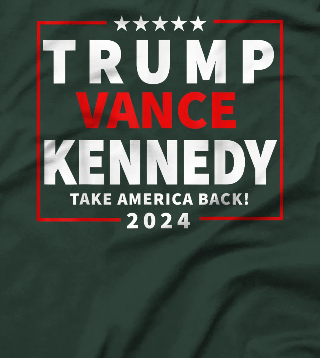 Trump Vance Kennedy Take America Back 2024 Election T-Shirt