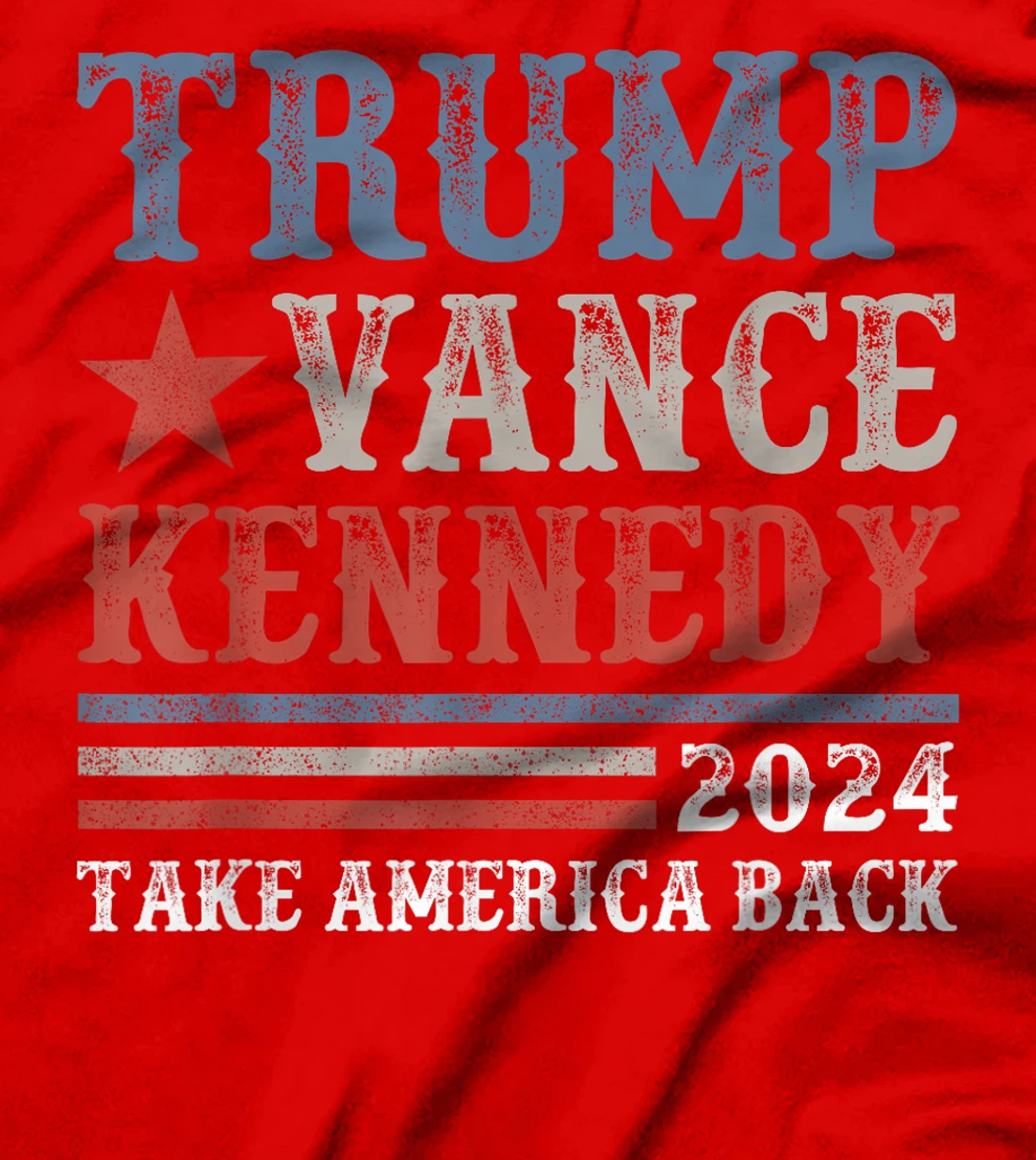 Retro Trump Vance Kennedy 2024 Take America Back Again T-Shirt