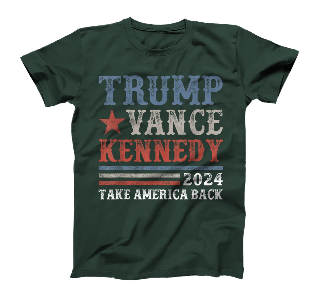 Retro Trump Vance Kennedy 2024 Take America Back Again T-Shirt