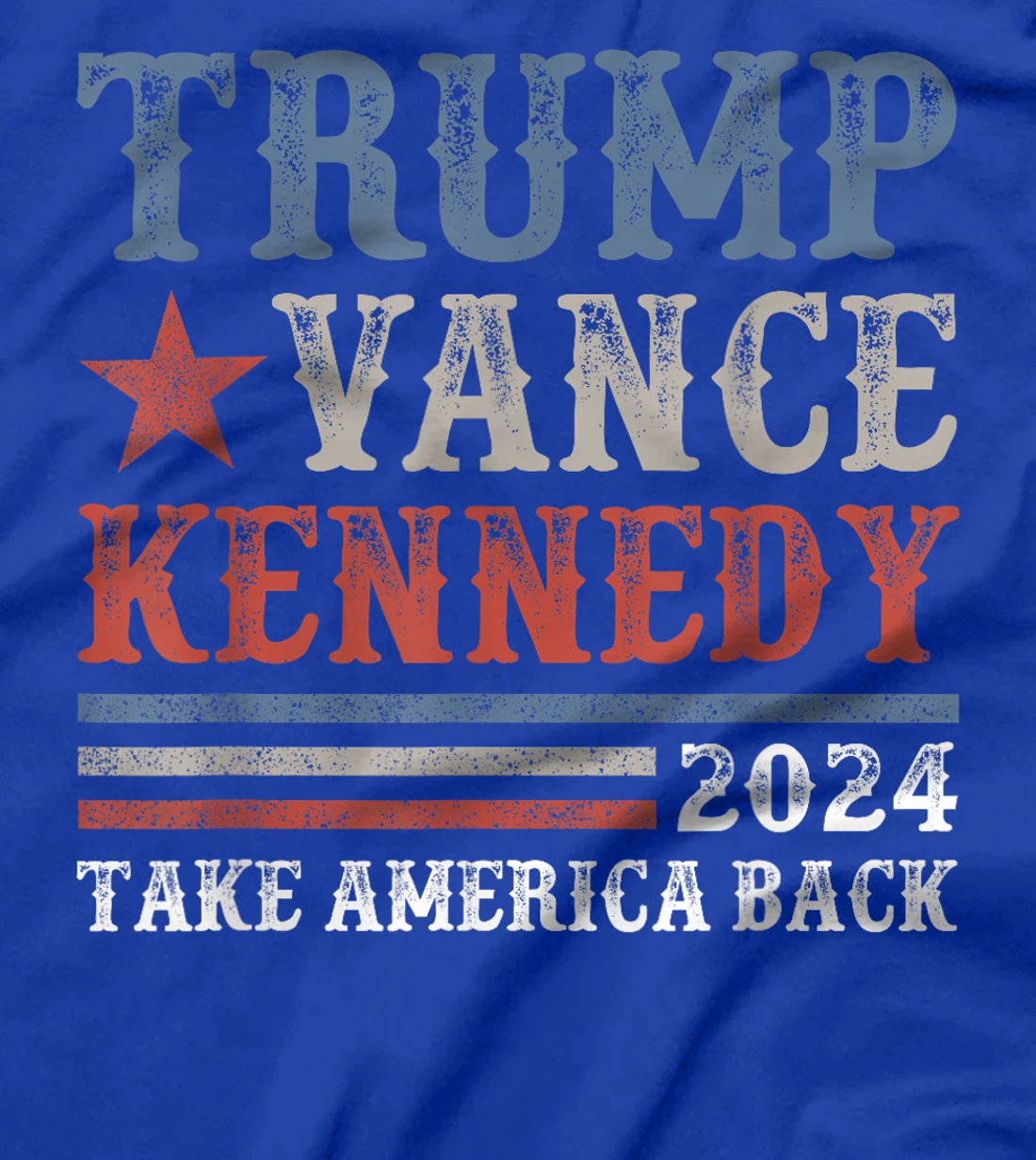 Retro Trump Vance Kennedy 2024 Take America Back Again T-Shirt
