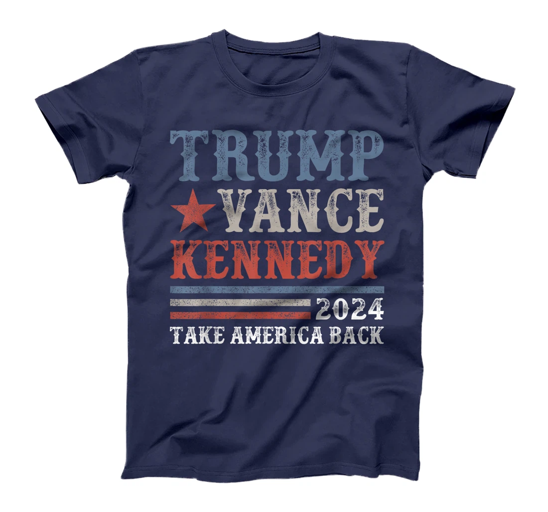 Retro Trump Vance Kennedy 2024 Take America Back Again T-Shirt