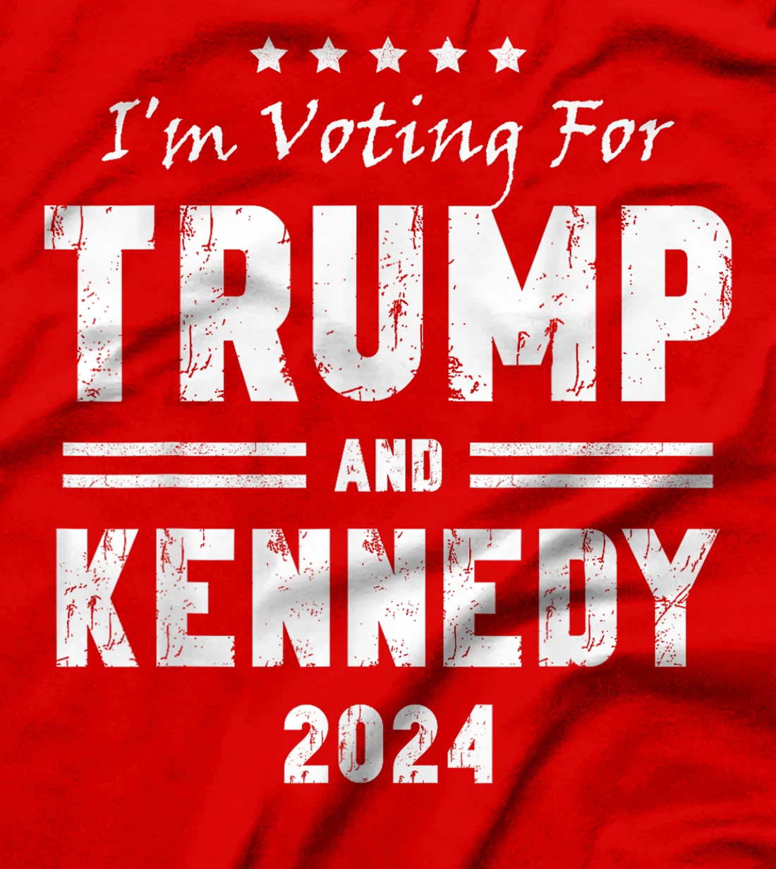 Vintage I'm voting for Trump and Kennedy 2024 T-Shirt