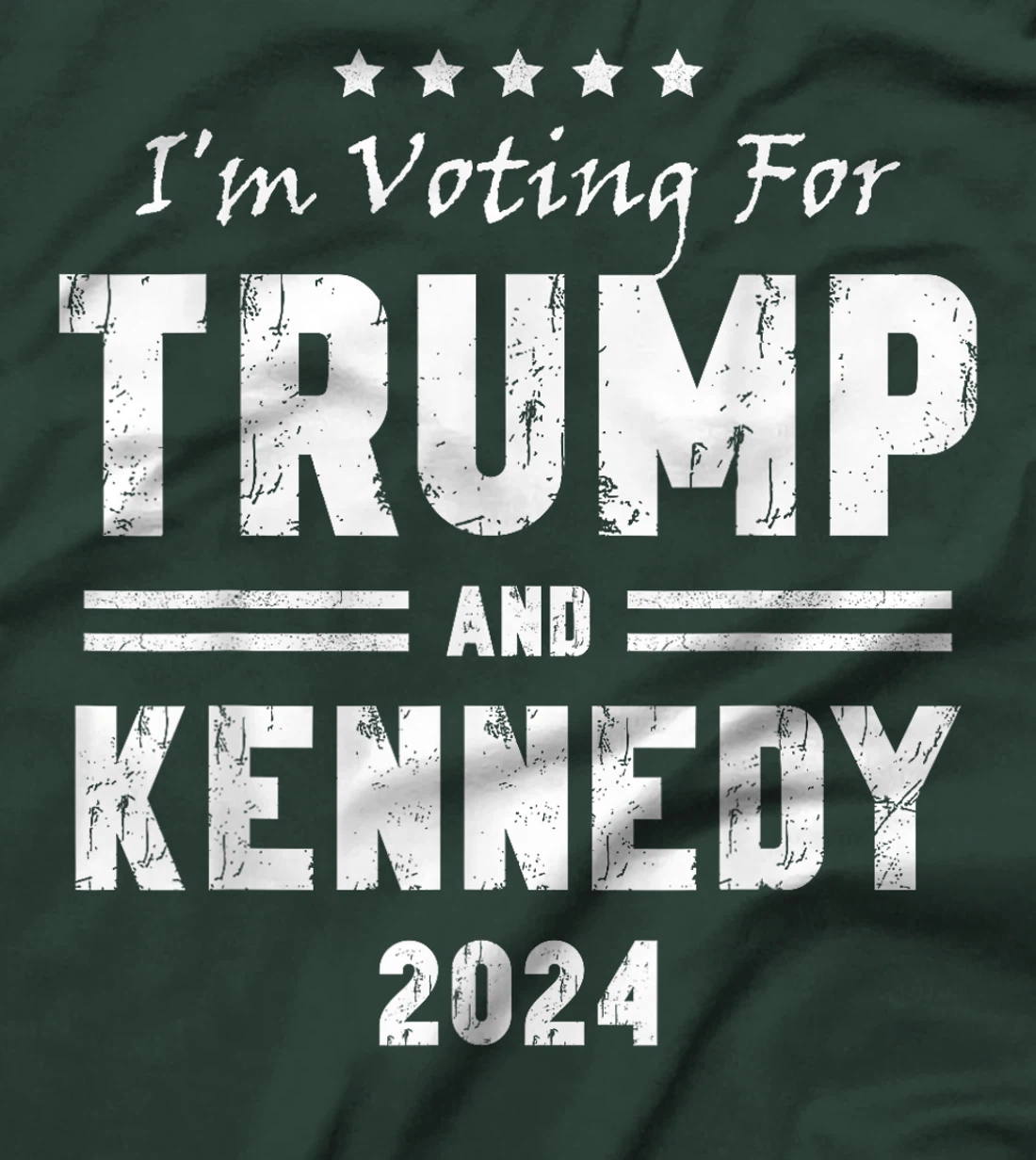 Vintage I'm voting for Trump and Kennedy 2024 T-Shirt