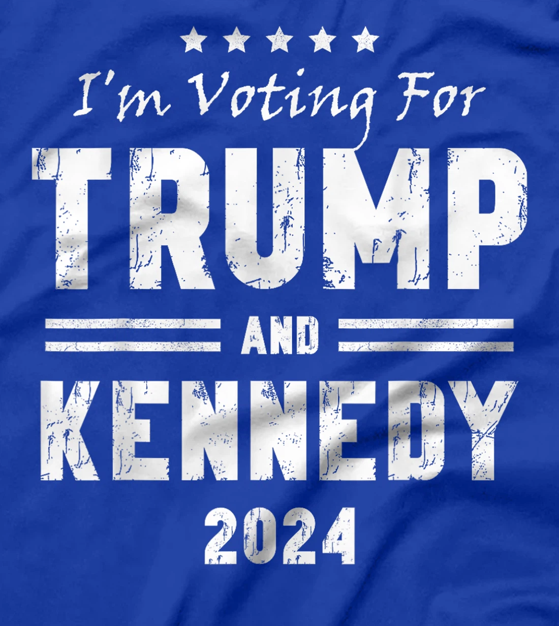 Vintage I'm voting for Trump and Kennedy 2024 T-Shirt