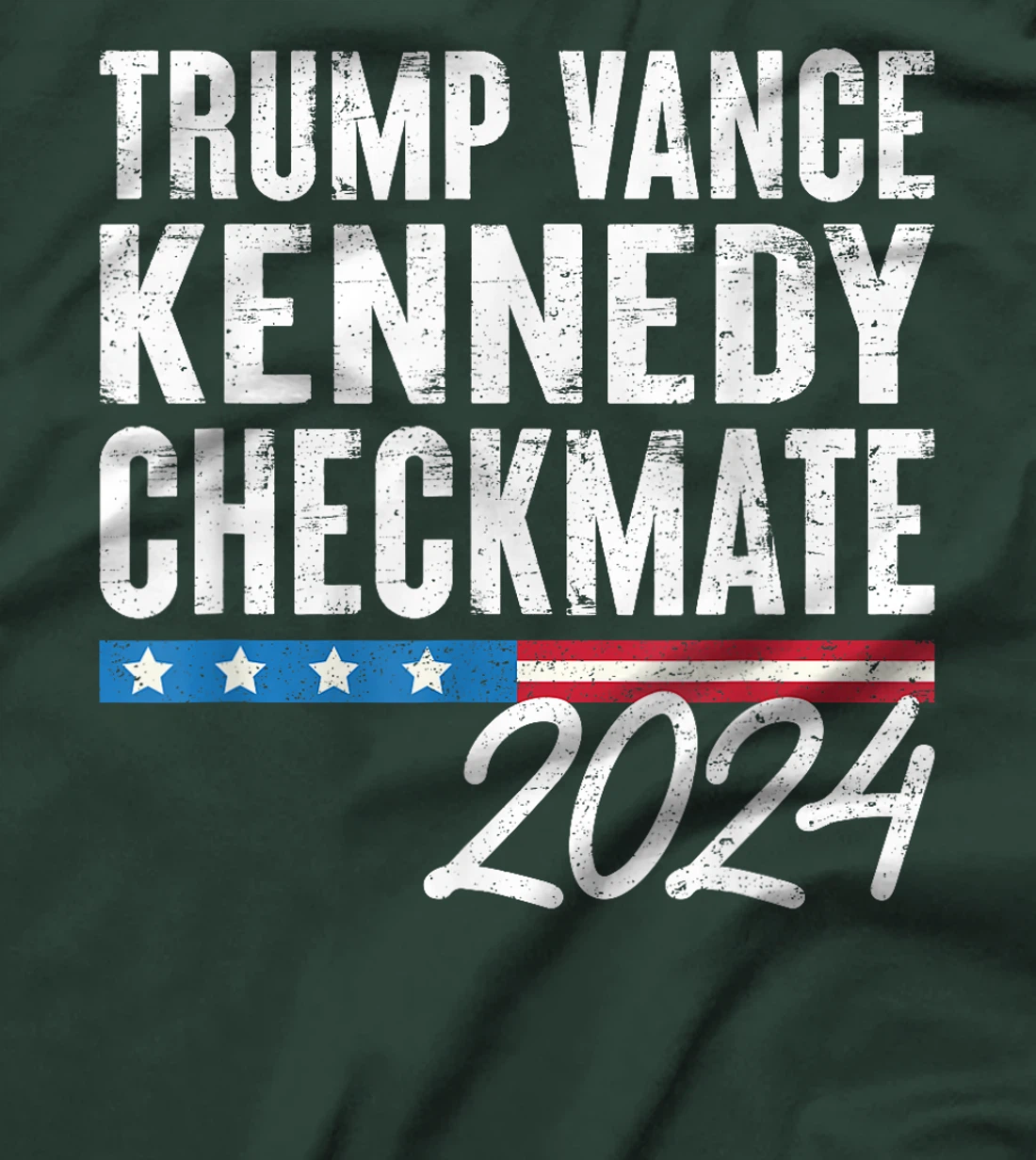 Trump Vance 2024 Election Trump Vance Kennedy Checkmate 2024 T-Shirt