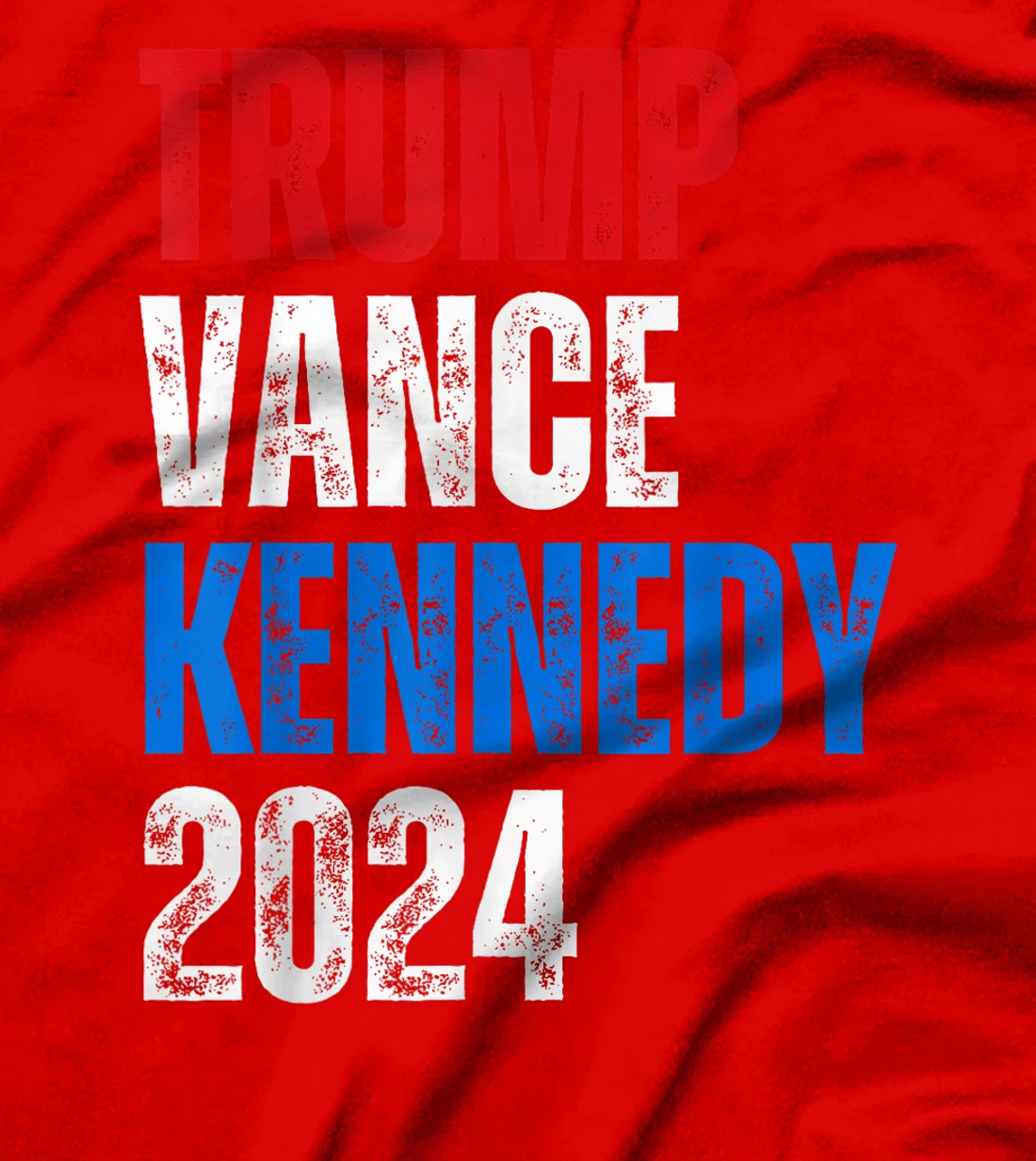 Trump Vance Kennedy Presidential Campaign Flag USA 2024 T-Shirt