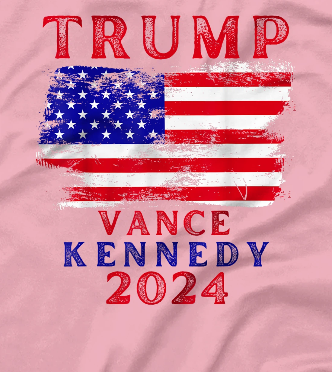 Trump Vance Kennedy Presidential Campaign Flag USA 2024 T-Shirt
