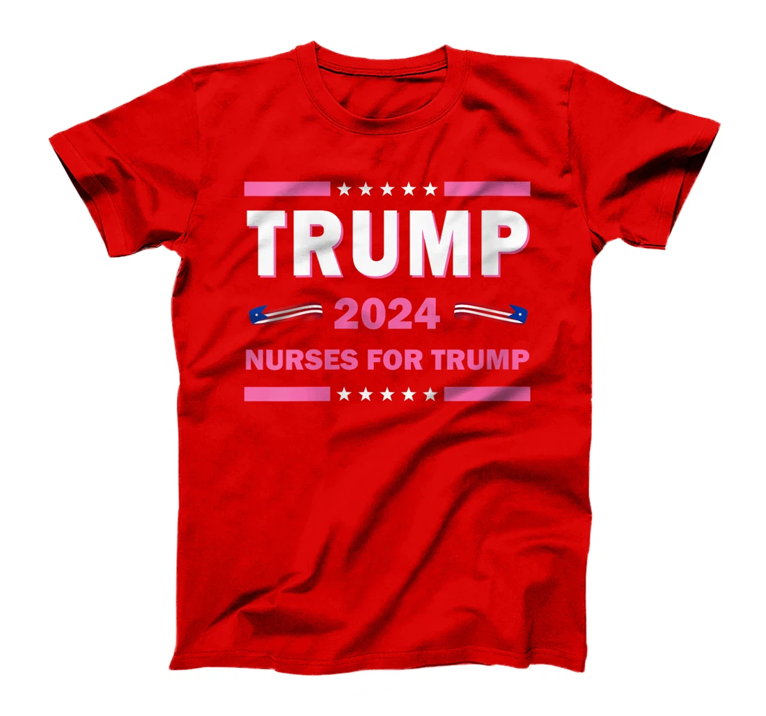 Womens Trump 2024 Nurses For Trump T-Shirt
