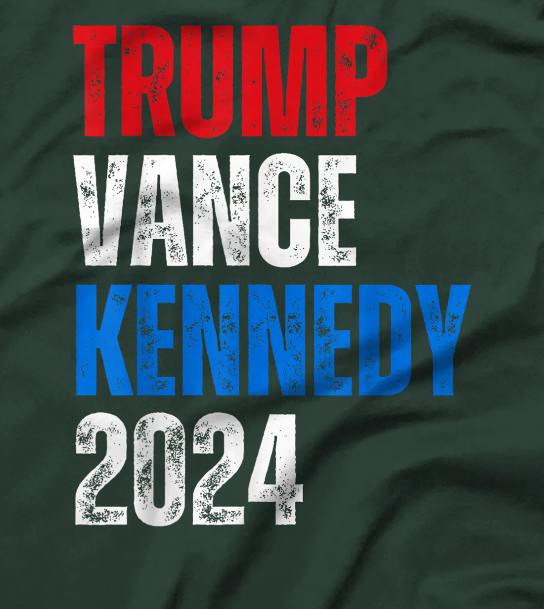 Trump Vance Kennedy Presidential Campaign Flag USA 2024 T-Shirt