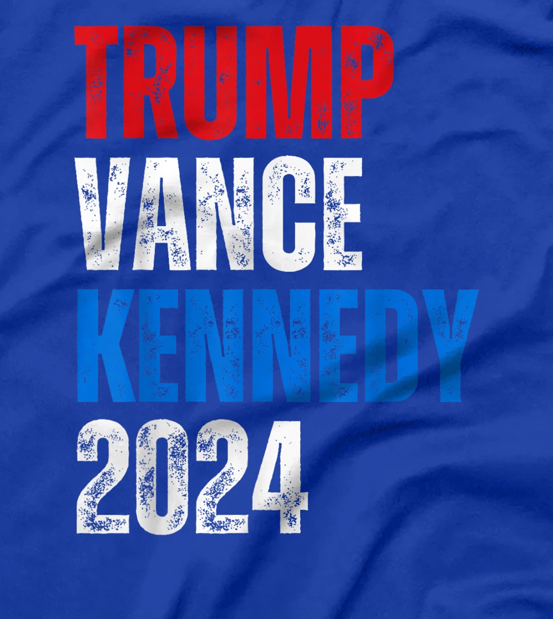Trump Vance Kennedy Presidential Campaign Flag USA 2024 T-Shirt