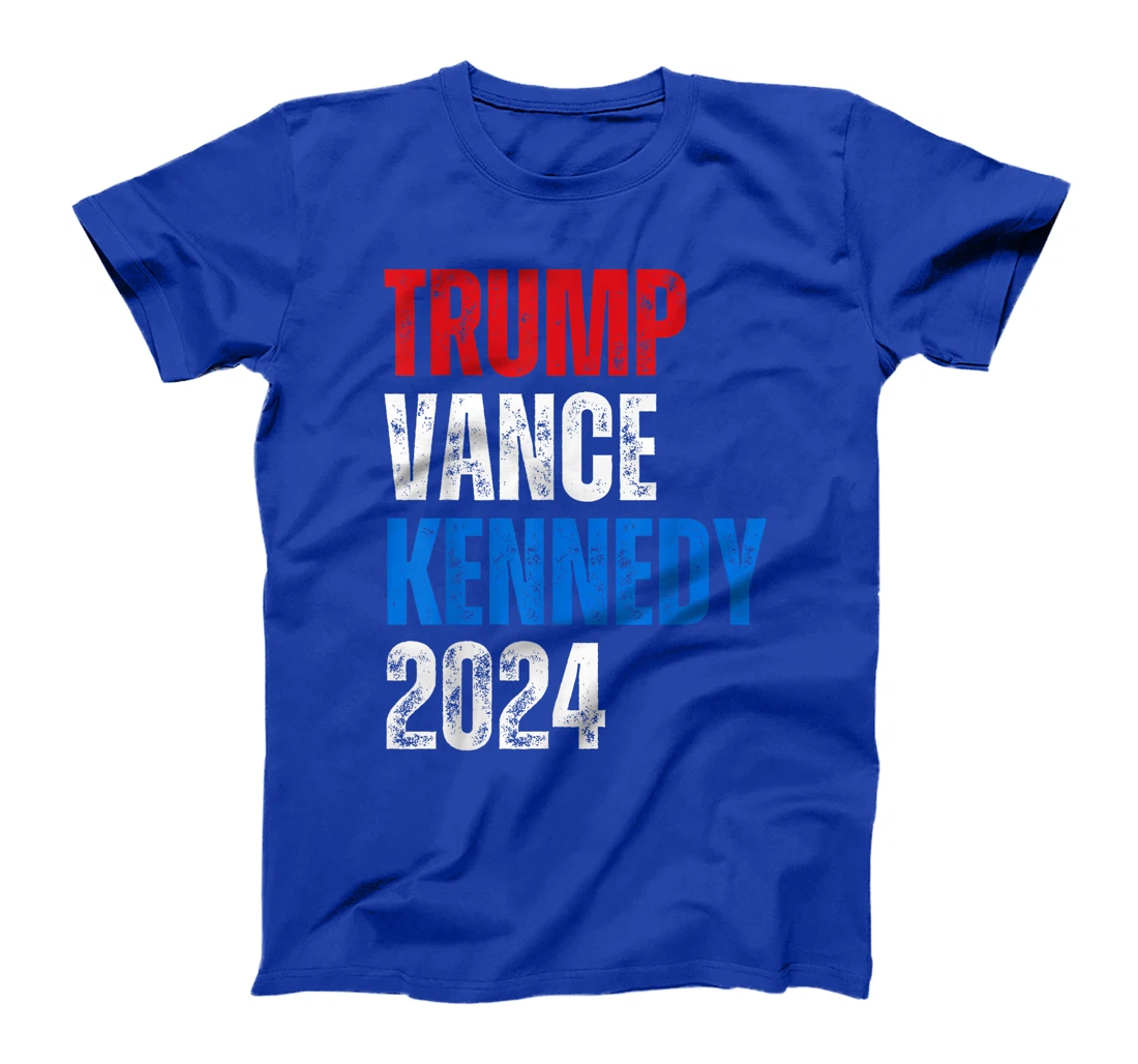 Trump Vance Kennedy Presidential Campaign Flag USA 2024 T-Shirt