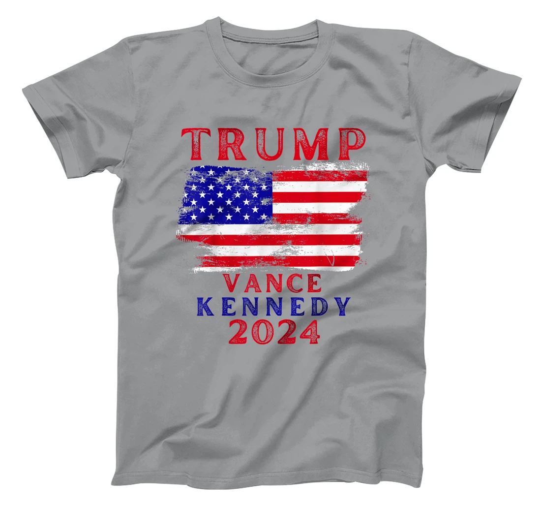 Trump Vance Kennedy Presidential Campaign Flag USA 2024 T-Shirt