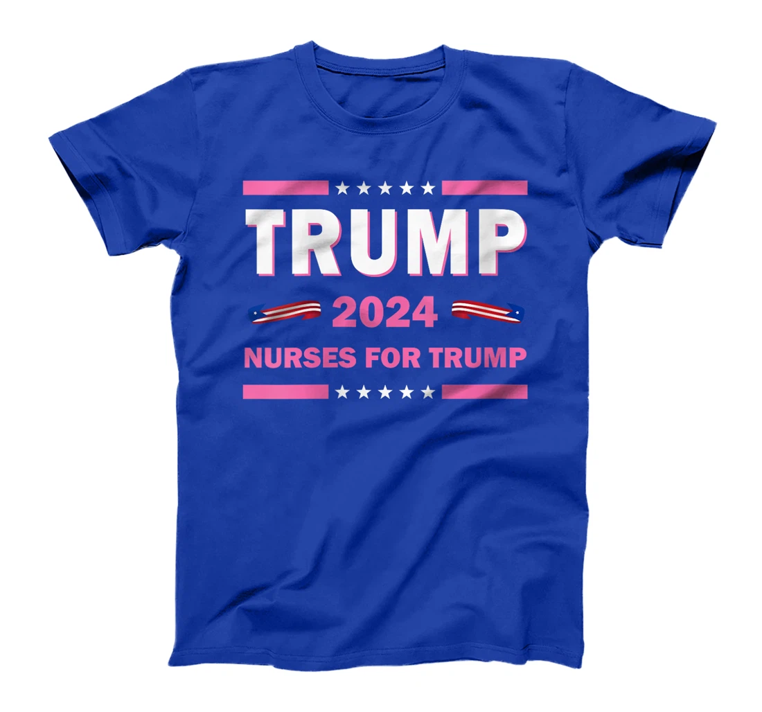 Womens Trump 2024 Nurses For Trump T-Shirt