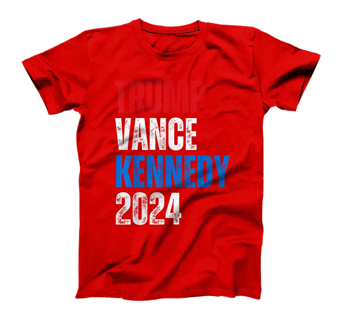 Trump Vance Kennedy Presidential Campaign Flag USA 2024 T-Shirt