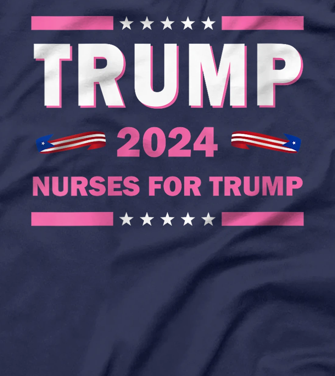 Womens Trump 2024 Nurses For Trump T-Shirt