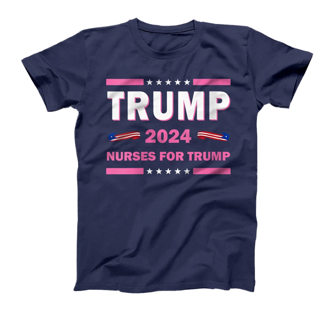 Womens Trump 2024 Nurses For Trump T-Shirt