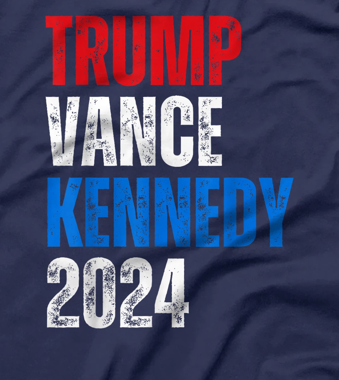 Trump Vance Kennedy Presidential Campaign Flag USA 2024 T-Shirt