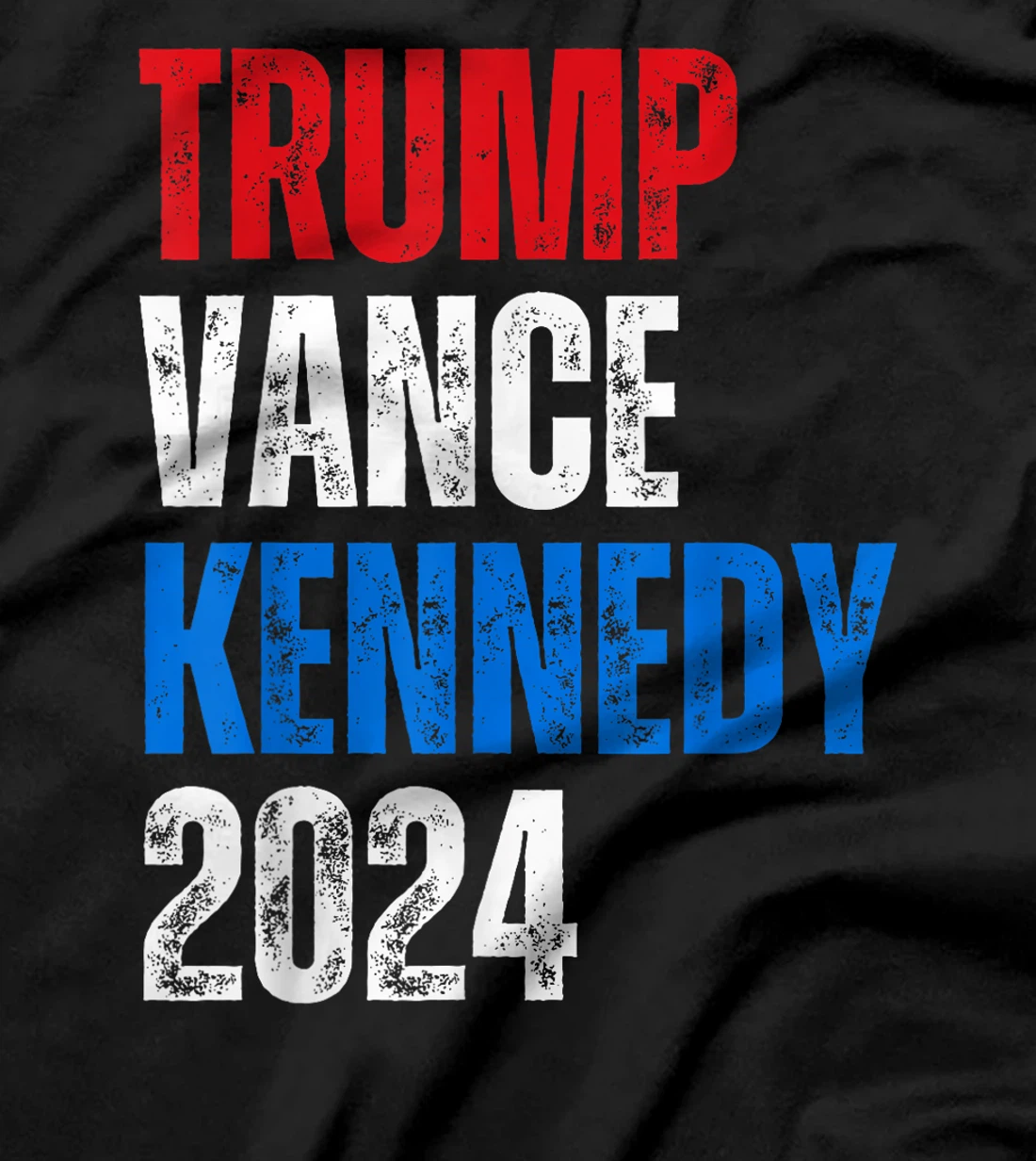 Trump Vance Kennedy Presidential Campaign Flag USA 2024 T-Shirt