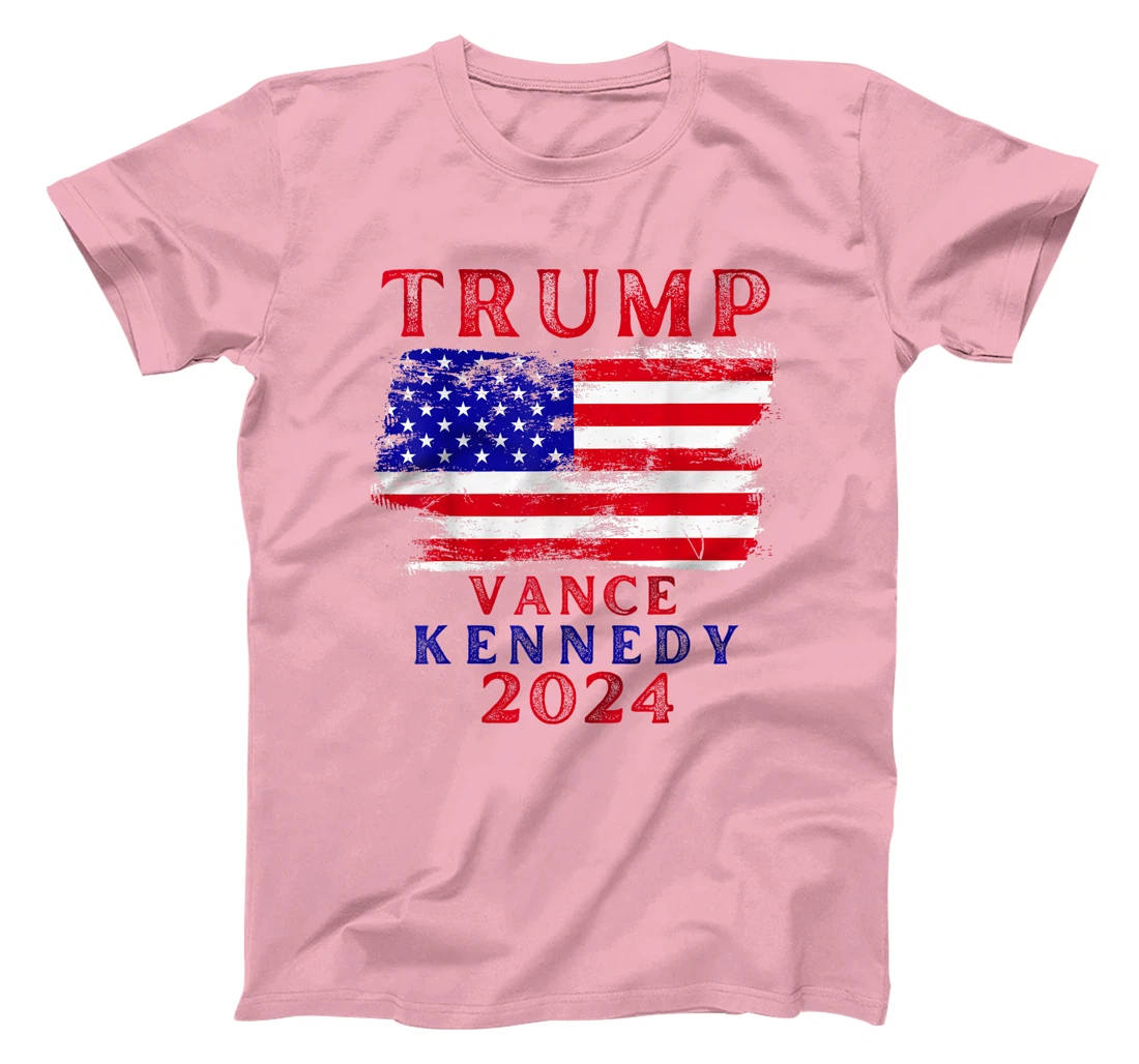 Trump Vance Kennedy Presidential Campaign Flag USA 2024 T-Shirt