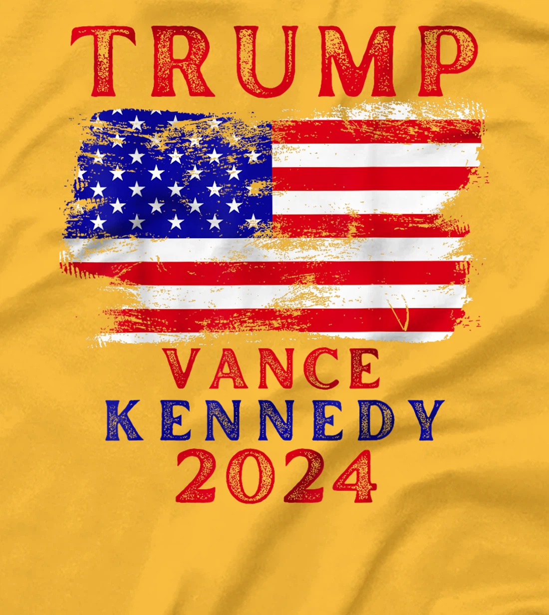 Trump Vance Kennedy Presidential Campaign Flag USA 2024 T-Shirt